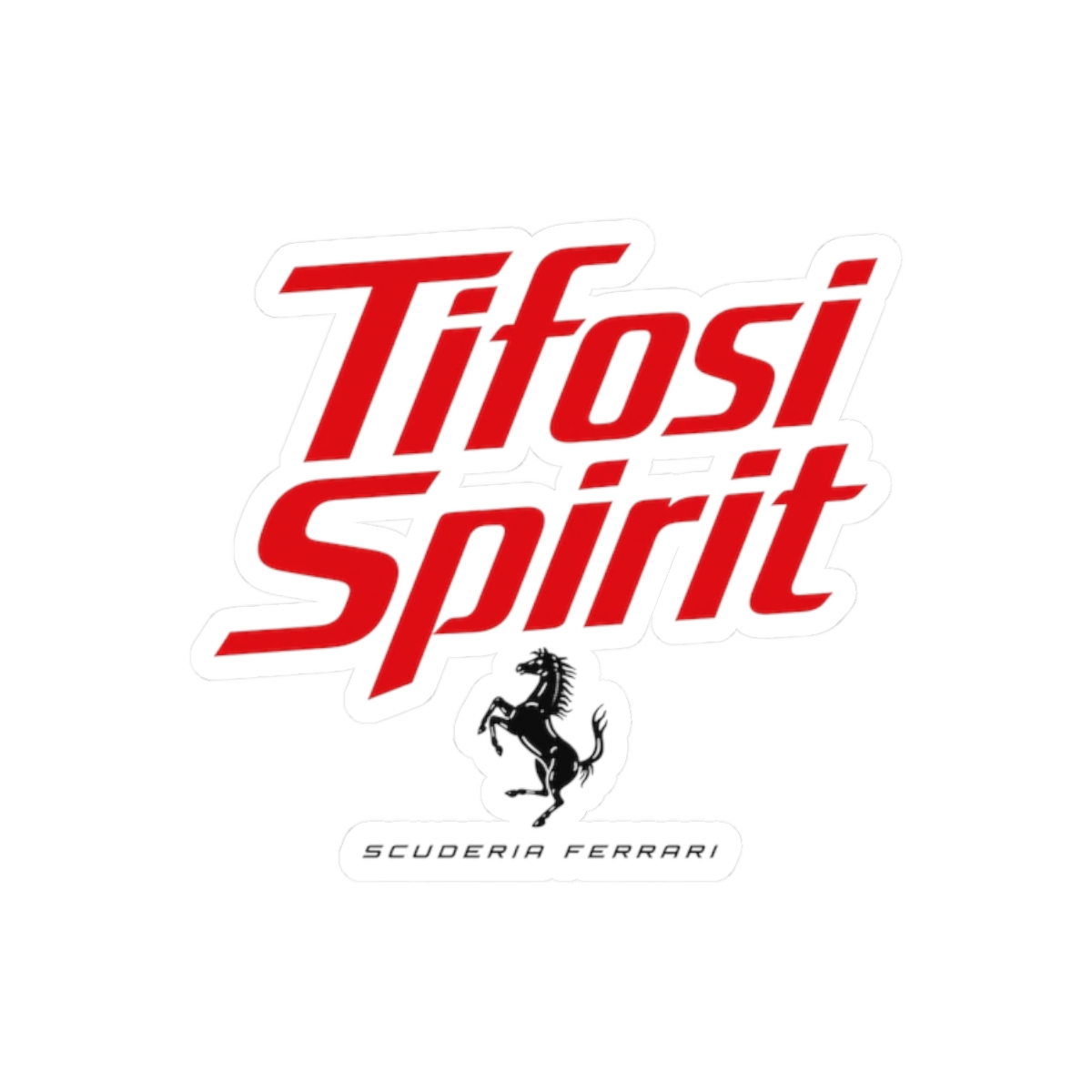 Scuderia Ferrari "Tifosi Spirit" Sticker - alternate angle 1, merchandise