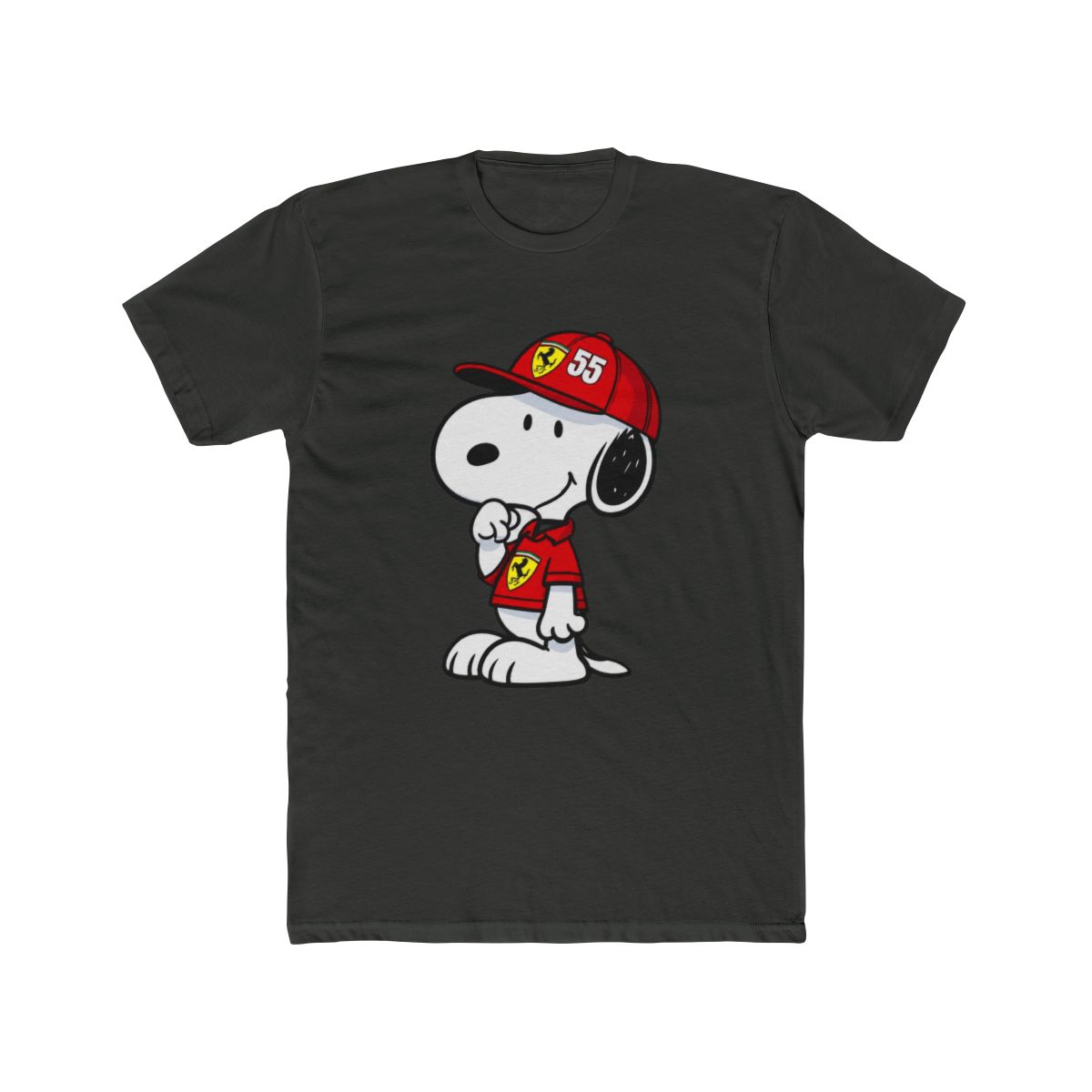 Snoopy Ferrari F1 Racing Fan T Shirt | Scuderia Ferrari - alternate angle 5, merchandise