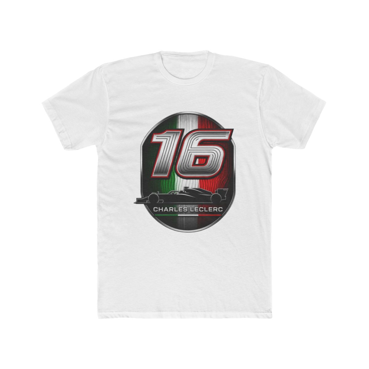 Charles Leclerc 16 Italian Emblem F1 Ferrari T Shirt | Scuderia Ferrari